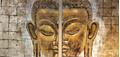 Boeddha, 2 delig breedte x hoogte in cm: 100(2) x 100 (16)