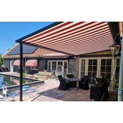 Aluminium markiezen met terraszonwering