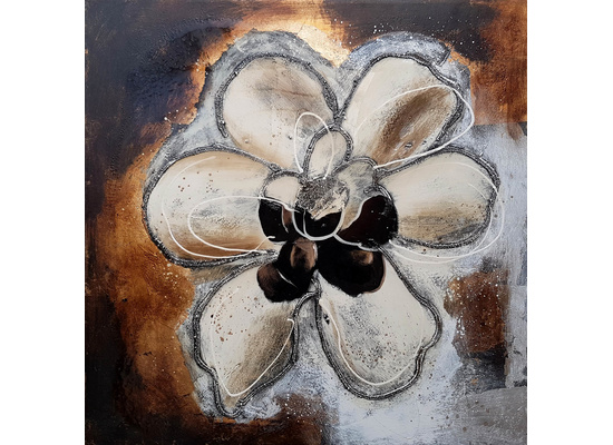 Glimmende bloem breedte x hoogte in cm: 100 x 100 (107)