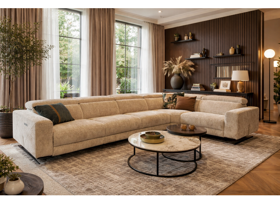 Hoekopstelling divano