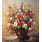 Stilleven bloemen van P. Brouwer breedte x hoogte in cm: 60 x 80 (14)