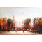 Markt in de stad breedte x hoogte in cm: 120 x 80 (63)